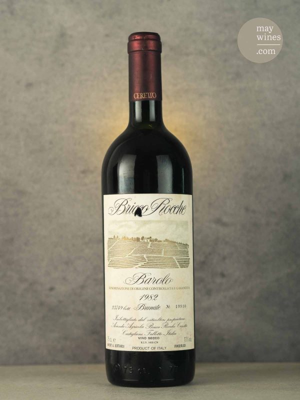 May Wines – Rotwein – 1982 Barolo Bricco Rocche Brunate - Ceretto