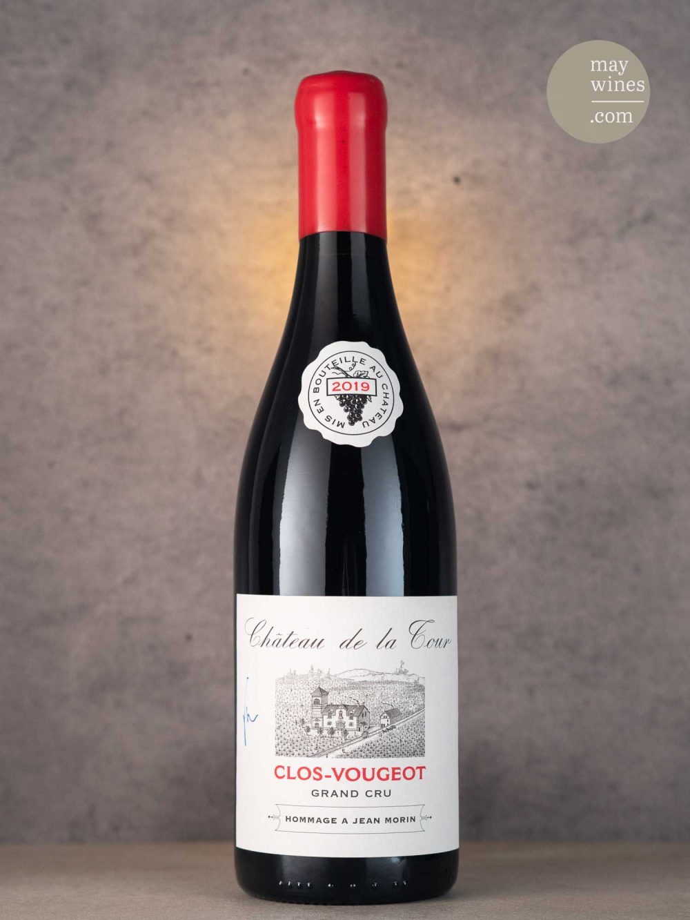 May Wines – Rotwein – 2019 Clos-Vougeot Hommage a Jean Morin Grand Cru  - Château de la Tour
