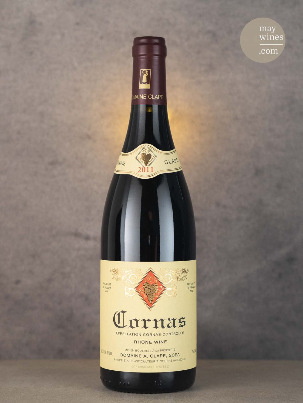 May Wines – Rotwein – 2011 Cornas - Domaine Clape
