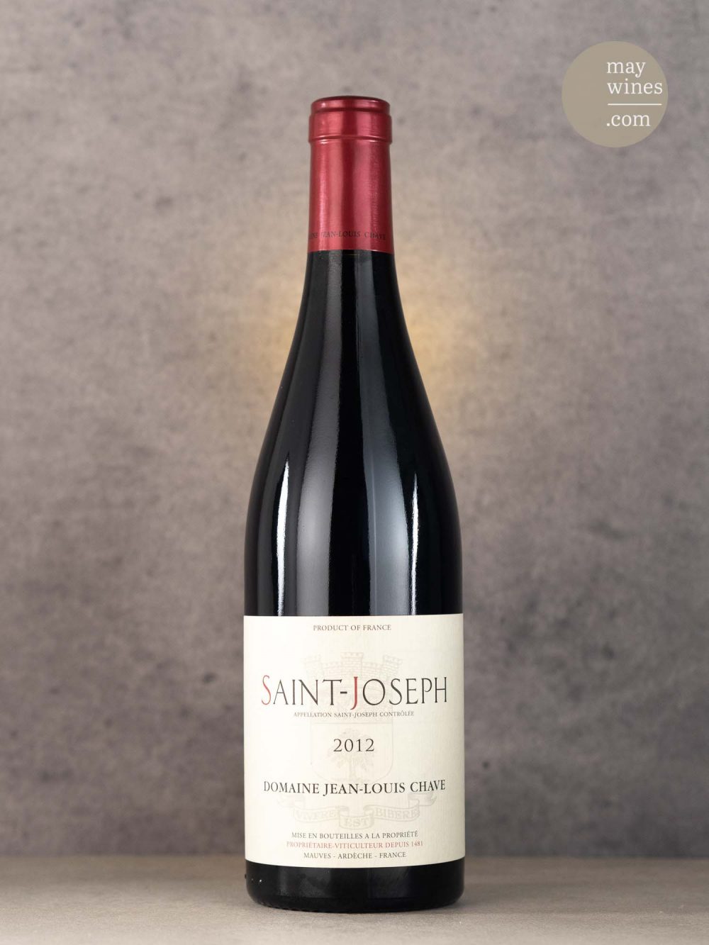 May Wines – Rotwein – 2012 St. Joseph - Domaine Jean-Louis Chave