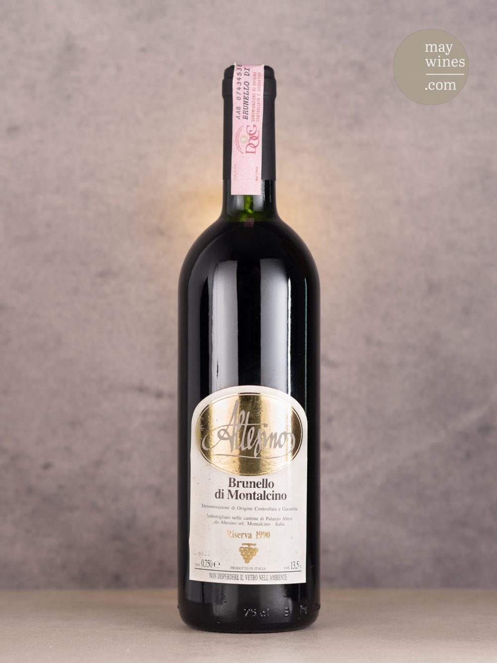May Wines – Rotwein – 1990 Brunello di Montalcino Riserva - Altesino