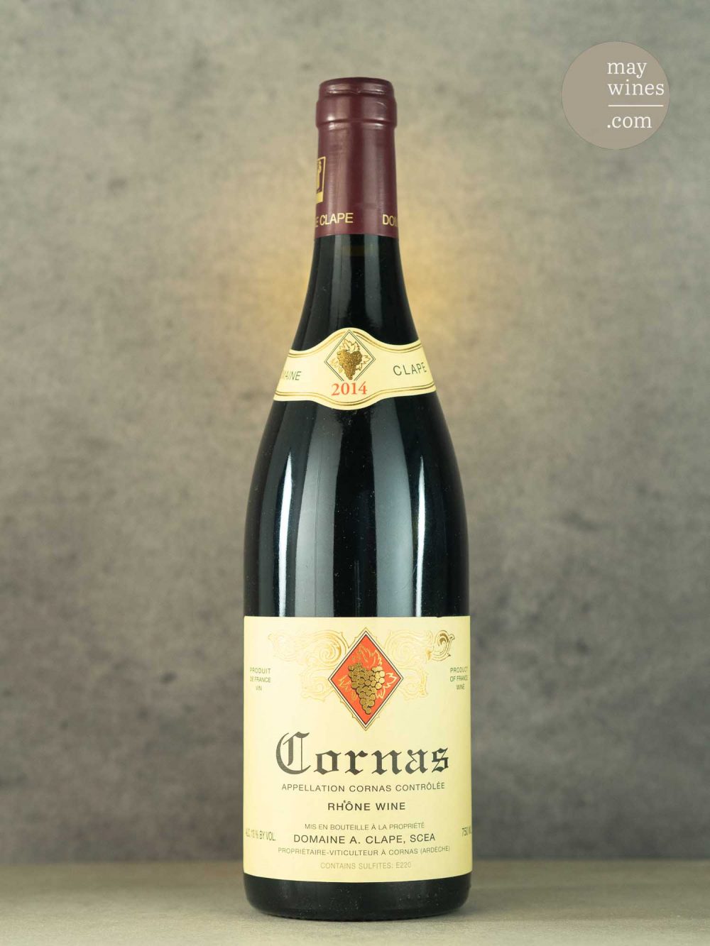 May Wines – Rotwein – 2014 Cornas - Domaine Clape
