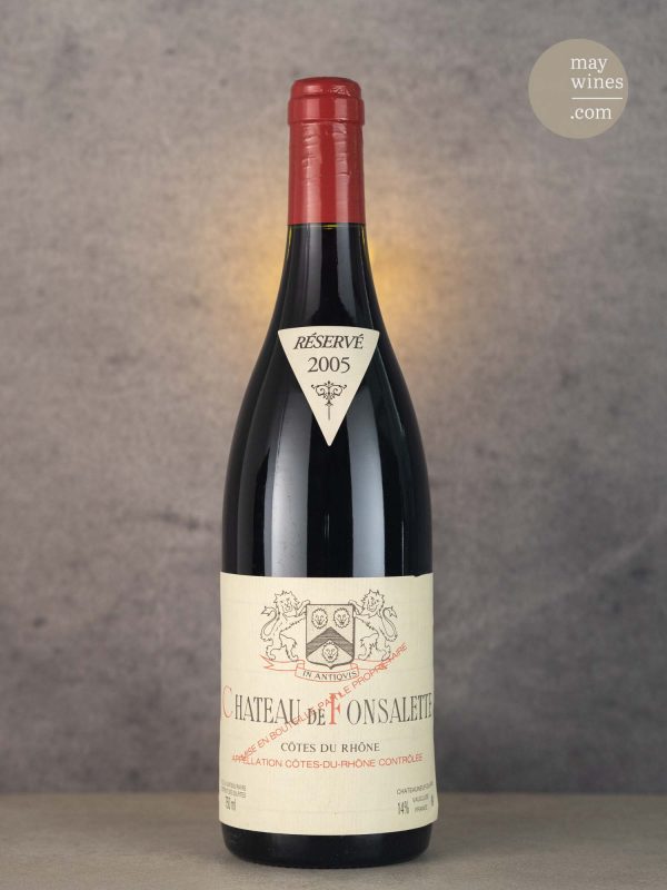 May Wines – Rotwein – 2005 Côtes du Rhône rouge - Château de Fonsalette