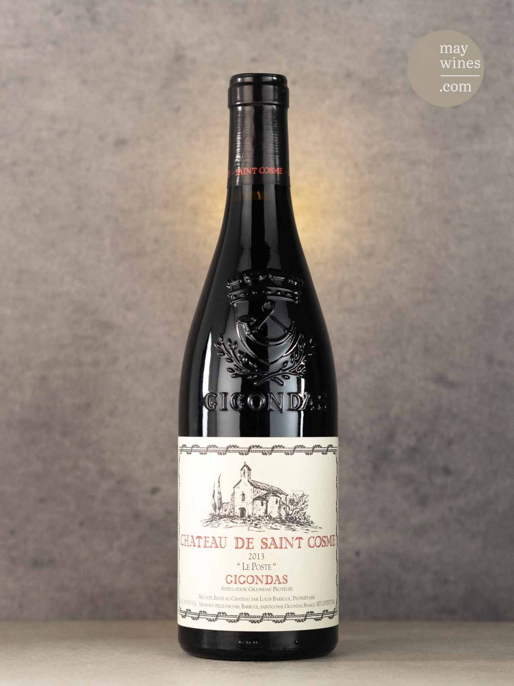 May Wines – Rotwein – 2013 Le Poste rouge - Saint-Cosme