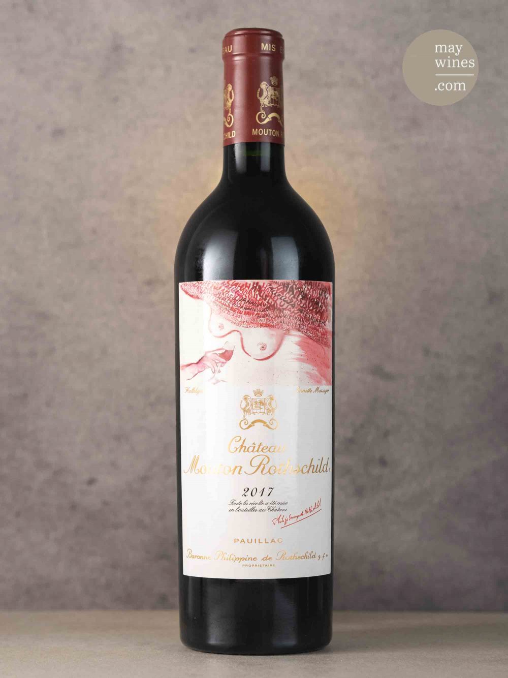 May Wines – Rotwein – 2017 Château Mouton Rothschild
