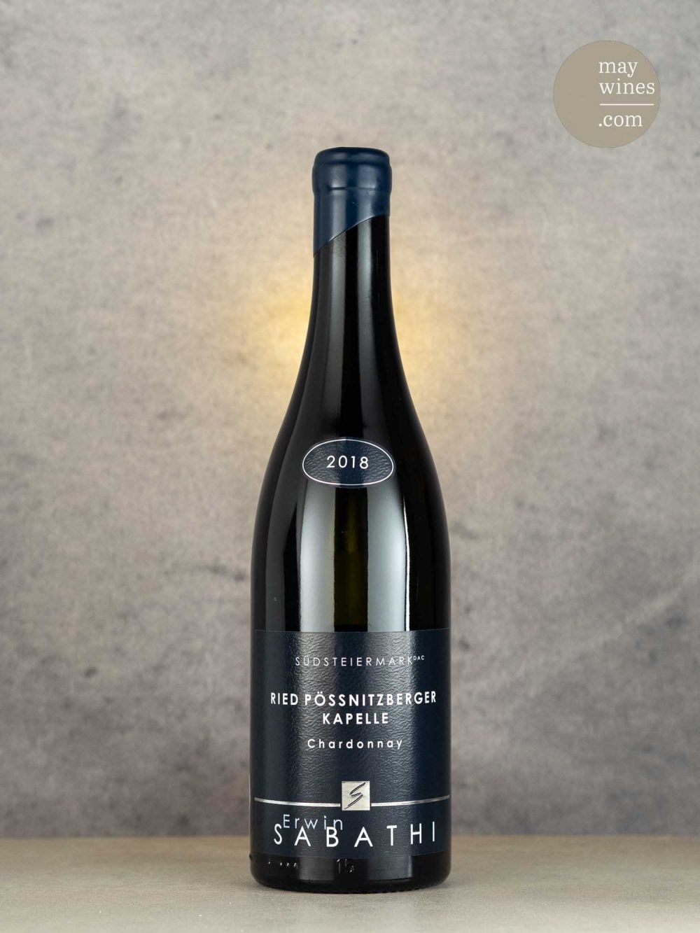 May Wines – Weißwein – 2018 Pössnitzberger Kapelle Chardonnay - Weingut Erwin Sabathi