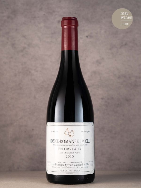 May Wines – Rotwein – 2010 En Orveaux Premier Cru - Domaine Sylvain Cathiard et Fils