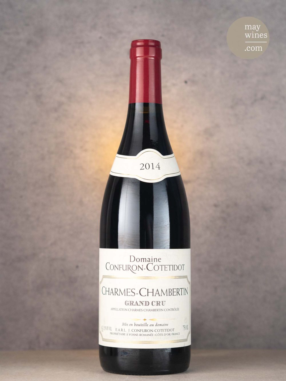 May Wines – Rotwein – 2014 Charmes-Chambertin Grand Cru - Domaine Confuron-Cotetidot