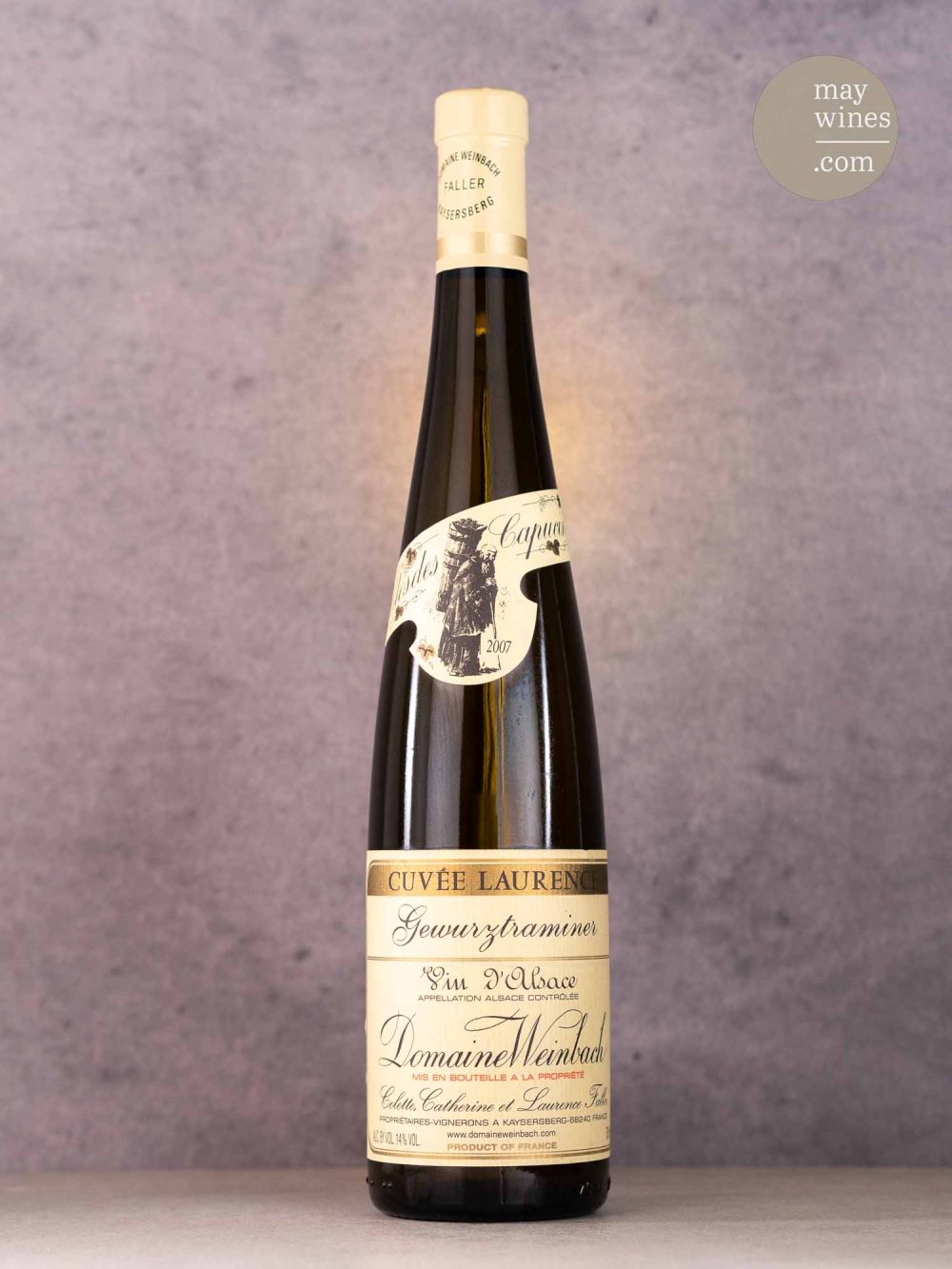 May Wines – Süßwein – 2007 Clos de Capucins Cuvée Laurence - Domaine Weinbach
