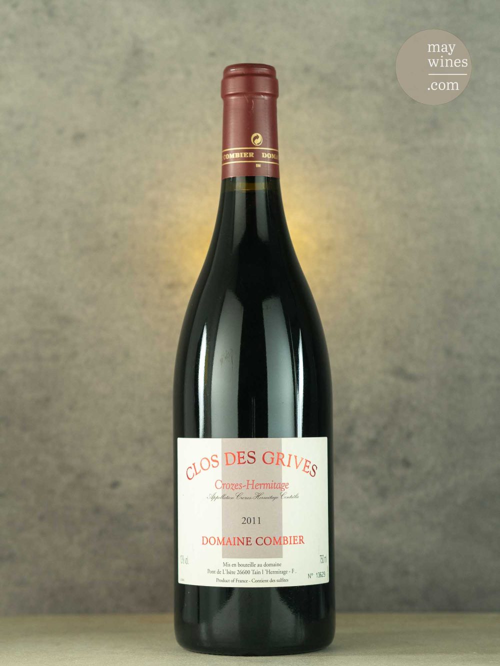 May Wines – Rotwein – 2011 Clos des Grives - Domaine Combier