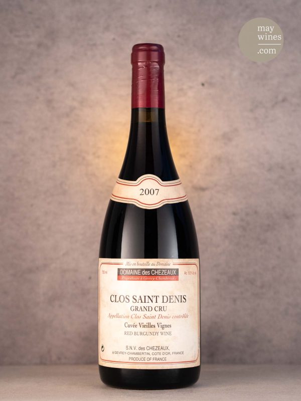 May Wines – Rotwein – 2007 Clos Saint Denis Très V. V. Grand Cru - Domaine des Chezeaux (Ponsot)
