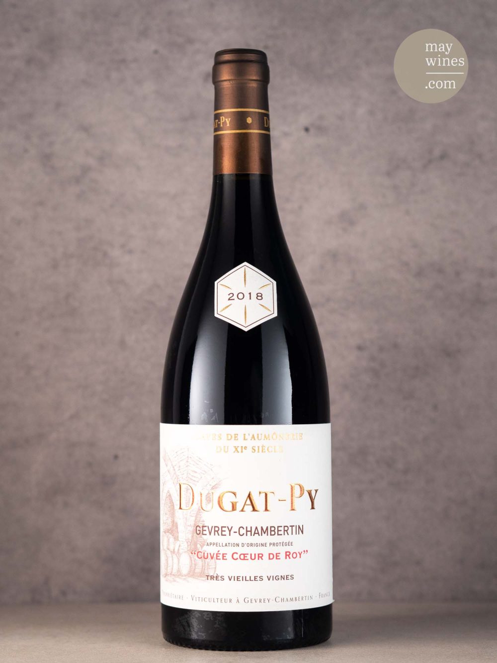 May Wines – Rotwein – 2018 Coeur de Roy Très V.V. AC - Domaine Dugat-Py