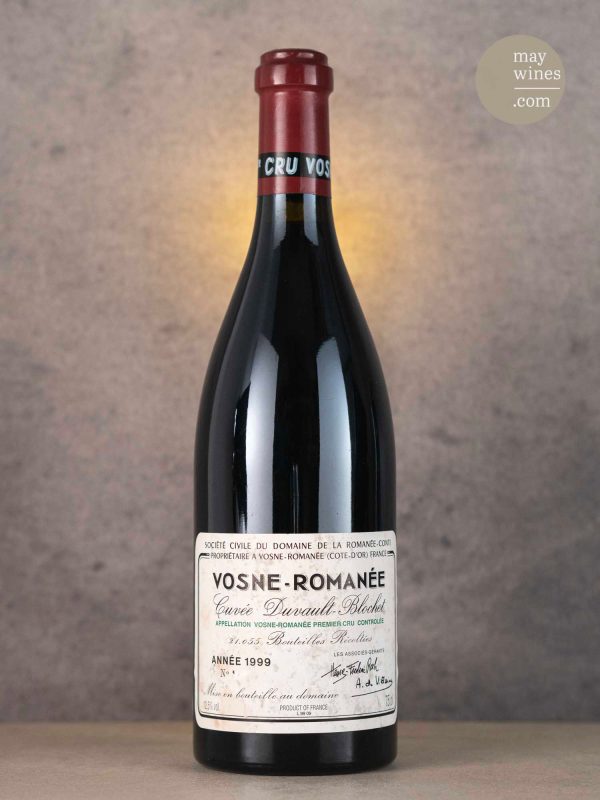 May Wines – Rotwein – 1999 Cuvée Duvault Blochet Premier Cru - Domaine de la Romanée-Conti