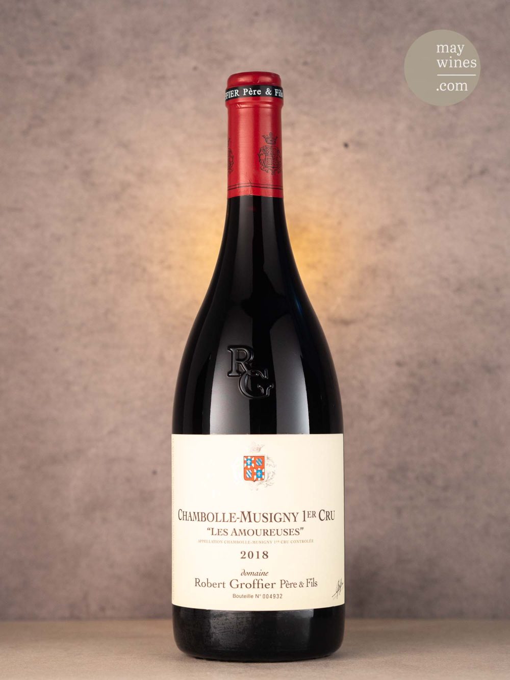 May Wines – Rotwein – 2018 Chambolle-Musigny Les Amoureuses Premier Cru - Domaine Robert Groffier Père & Fils