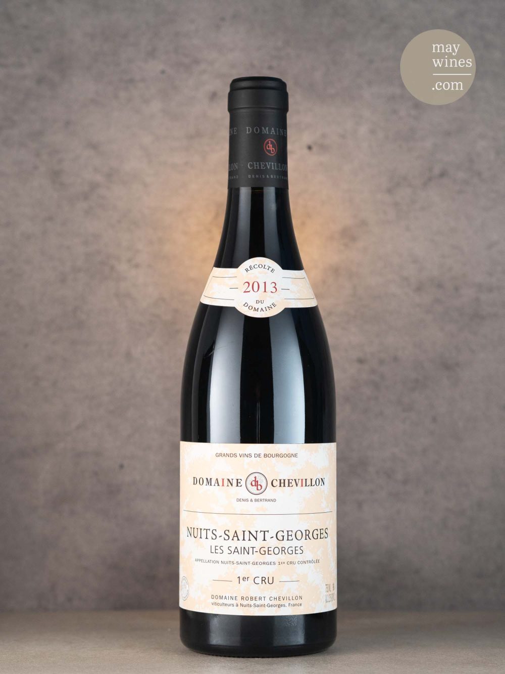 May Wines – Rotwein – 2013 Les Saint-Georges Premier Cru - Domaine Robert Chevillon