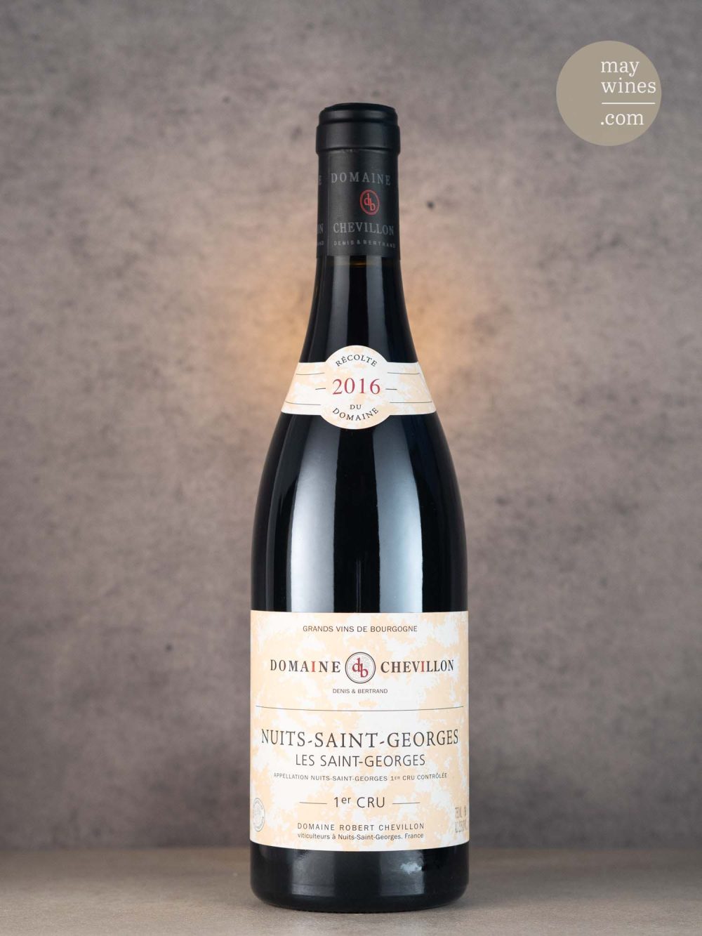 May Wines – Rotwein – 2016 Les Saint-Georges Premier Cru - Domaine Robert Chevillon