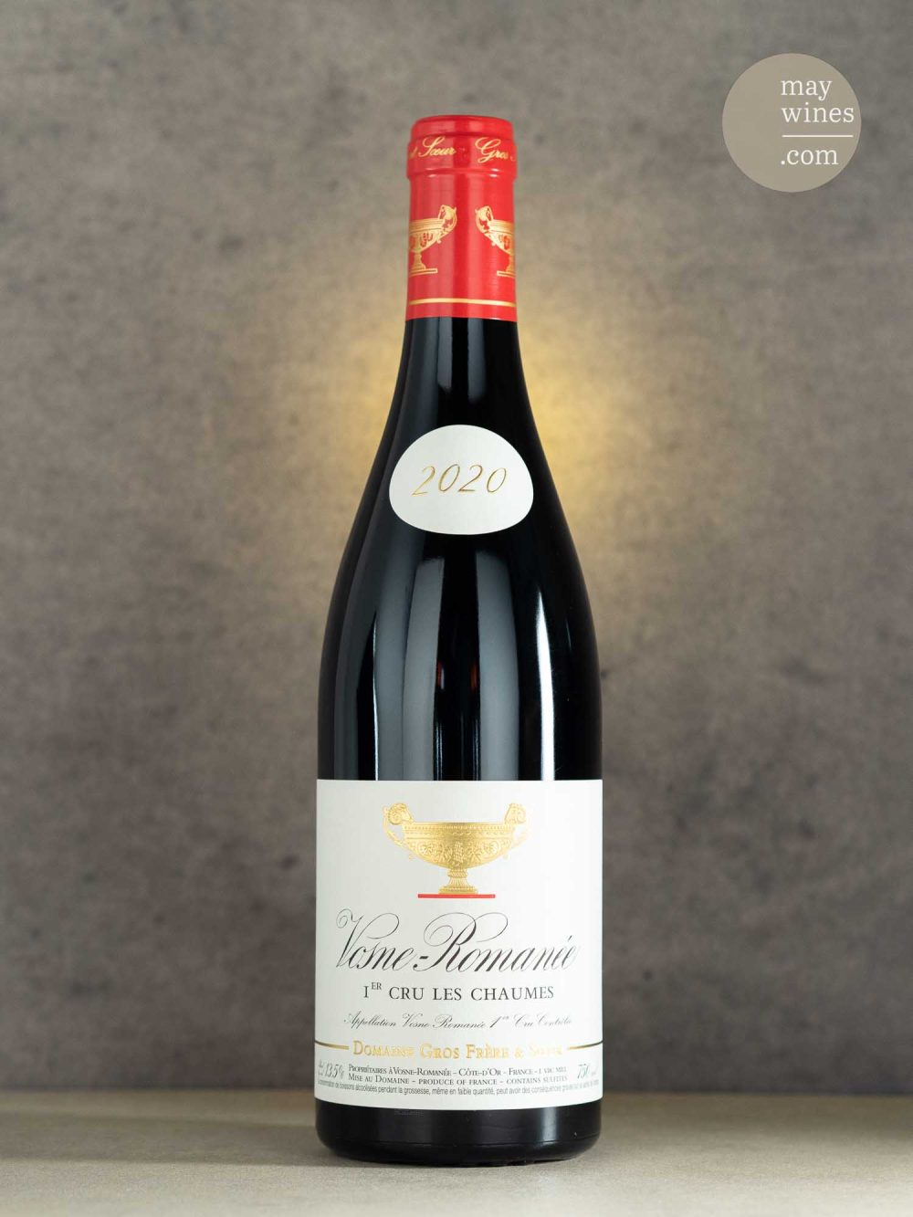 May Wines – Rotwein – 2020 Vosne-Romanée Les Chaumes Premier Cru - Domaine Gros Frère et Soeur