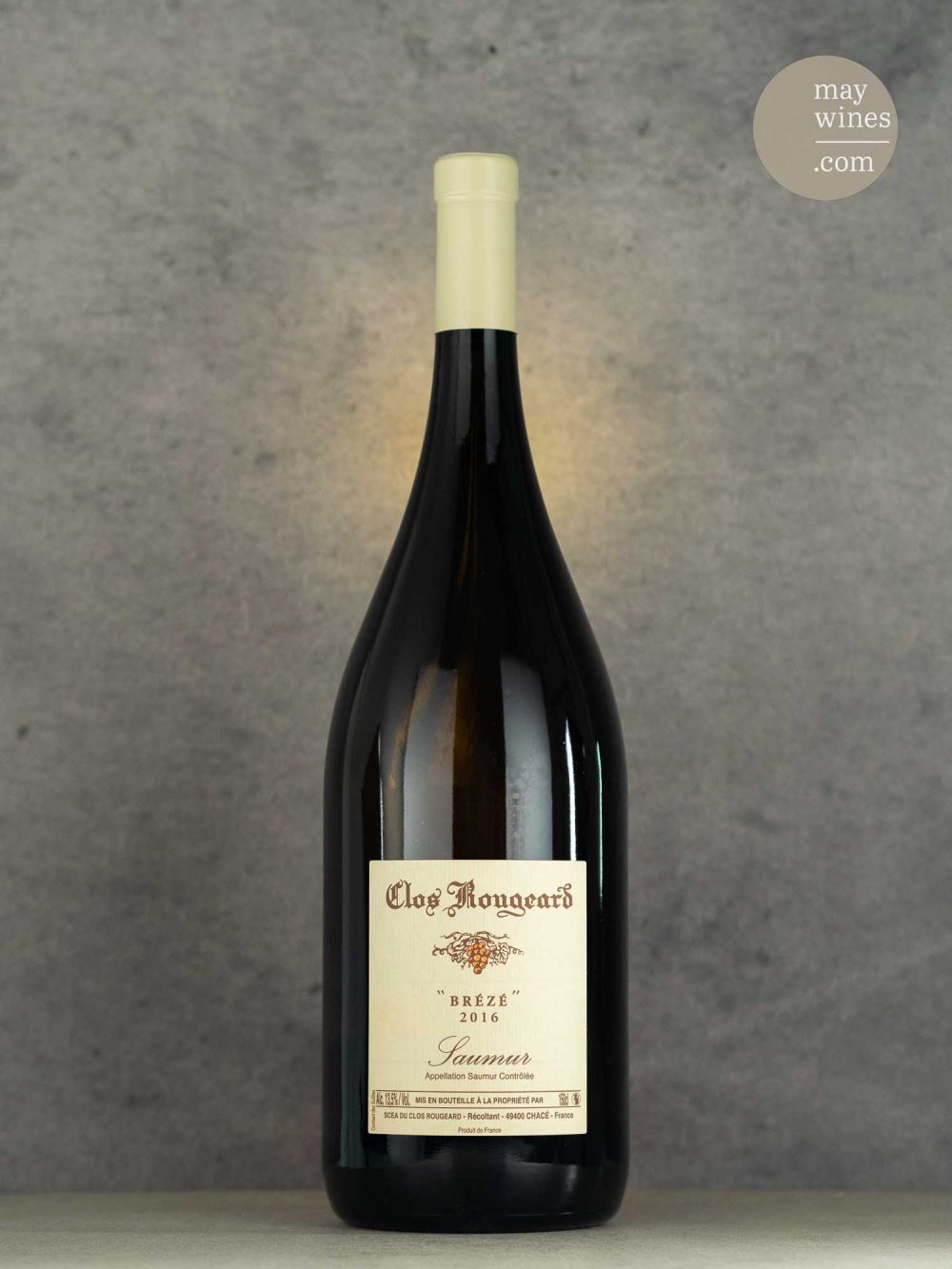 May Wines – Weißwein – 2016 Brézé - Clos Rougeard