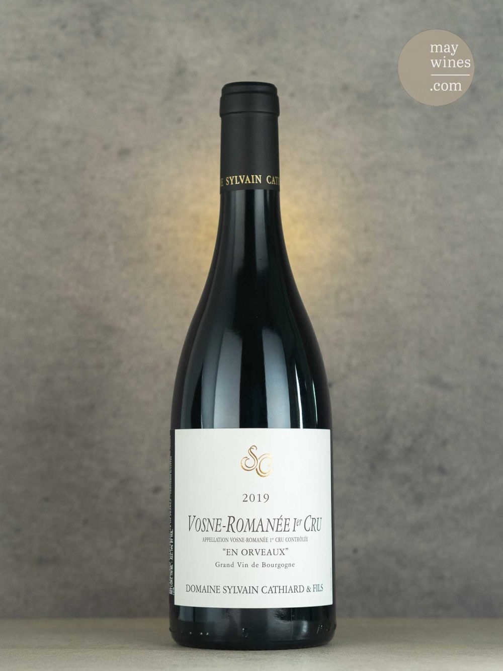 May Wines – Rotwein – 2019 En Orveaux Premier Cru - Domaine Sylvain Cathiard et Fils
