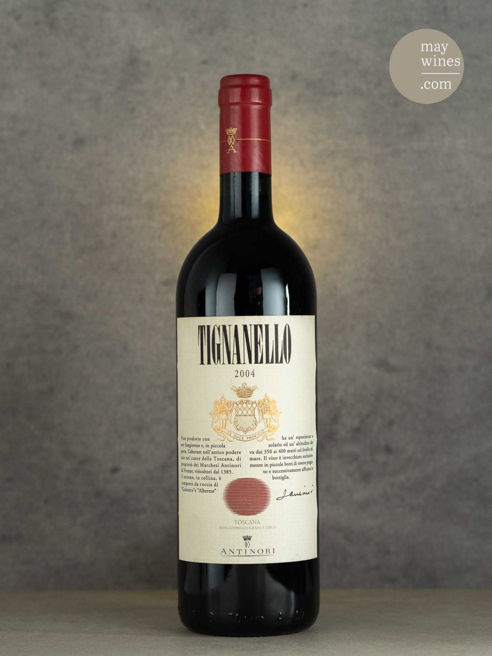 May Wines – Rotwein – 2004 Tignanello - Marchesi Antinori