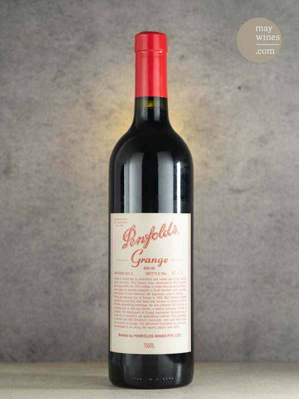 May Wines – Rotwein – 2012 Grange Shiraz - Penfolds