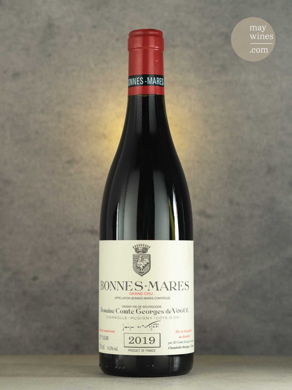 May Wines – Rotwein – 2019 Bonnes Mares Grand Cru - Domaine Comte Georges de Vogüé