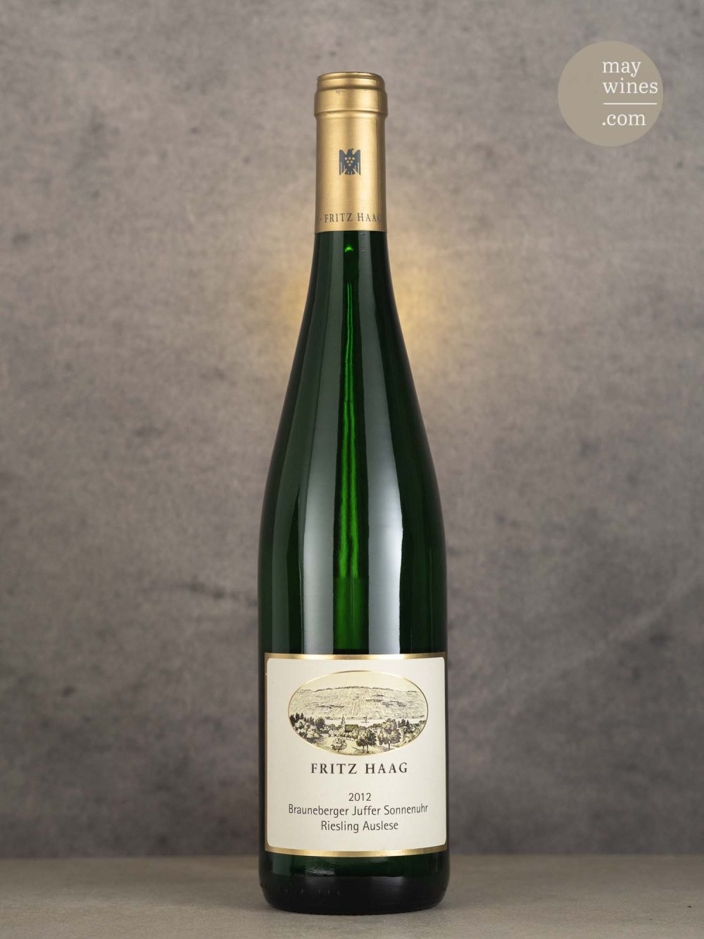 May Wines – Süßwein – 2012 Brauneberger Juffer Sonnenuhr Riesling Auslese Goldkapsel - Fritz Haag