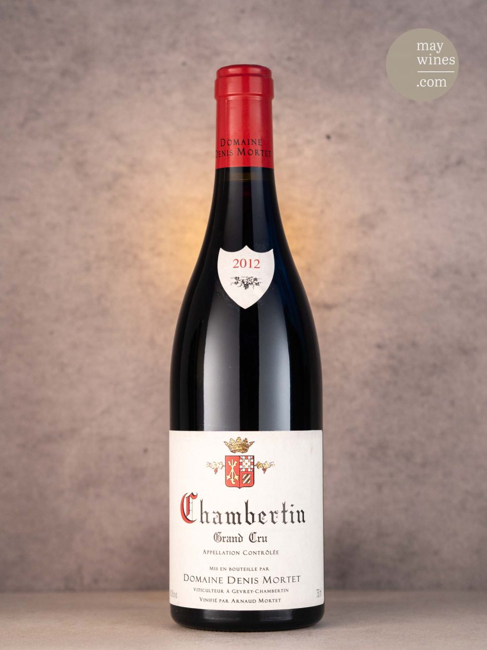 May Wines – Rotwein – 2012 Chambertin Grand Cru - Domaine Denis Mortet