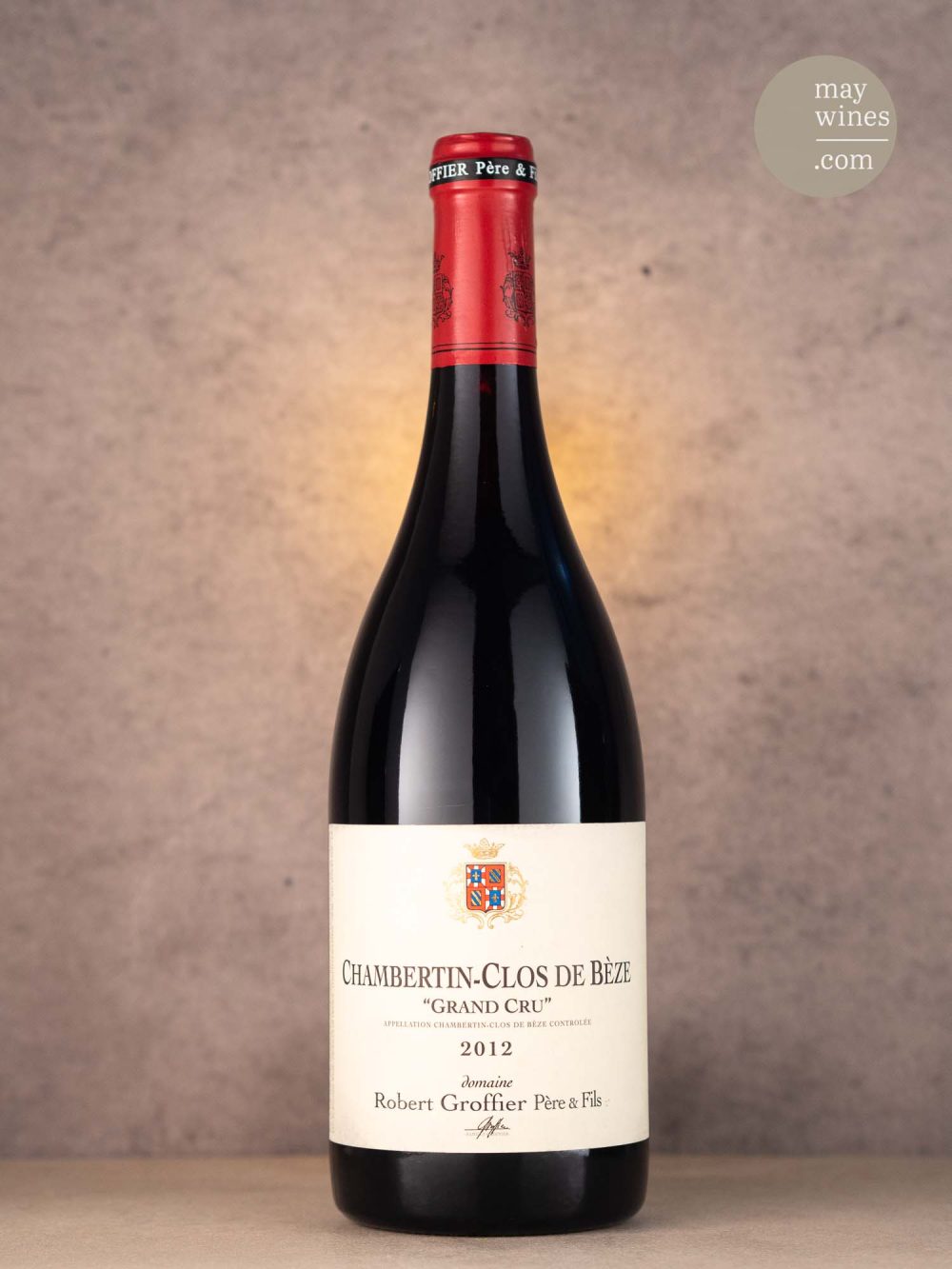 May Wines – Rotwein – 2012 Chambertin Clos de Bèze Grand Cru - Domaine Robert Groffier Père & Fils