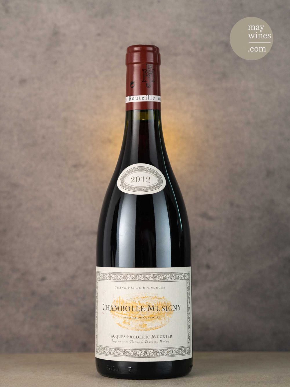 May Wines – Rotwein – 2012 Chambolle-Musigny AC - Jacques-Frédéric Mugnier