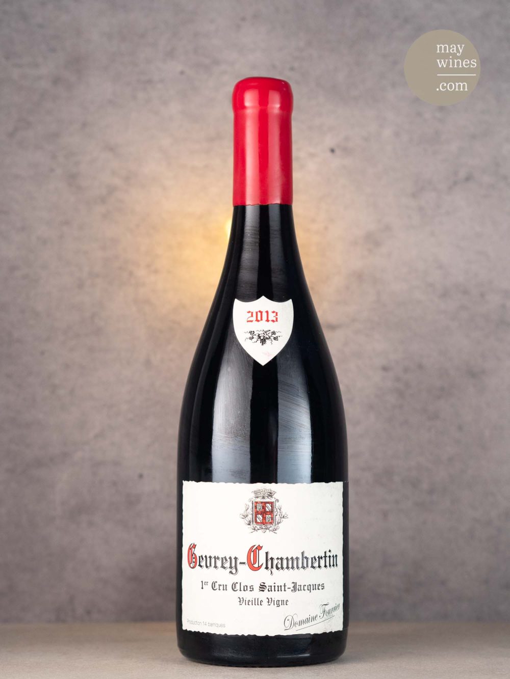 May Wines – Rotwein – 2013 Gevrey-Chambertin Clos St. Jacques Premier Cru - Domaine Fourrier