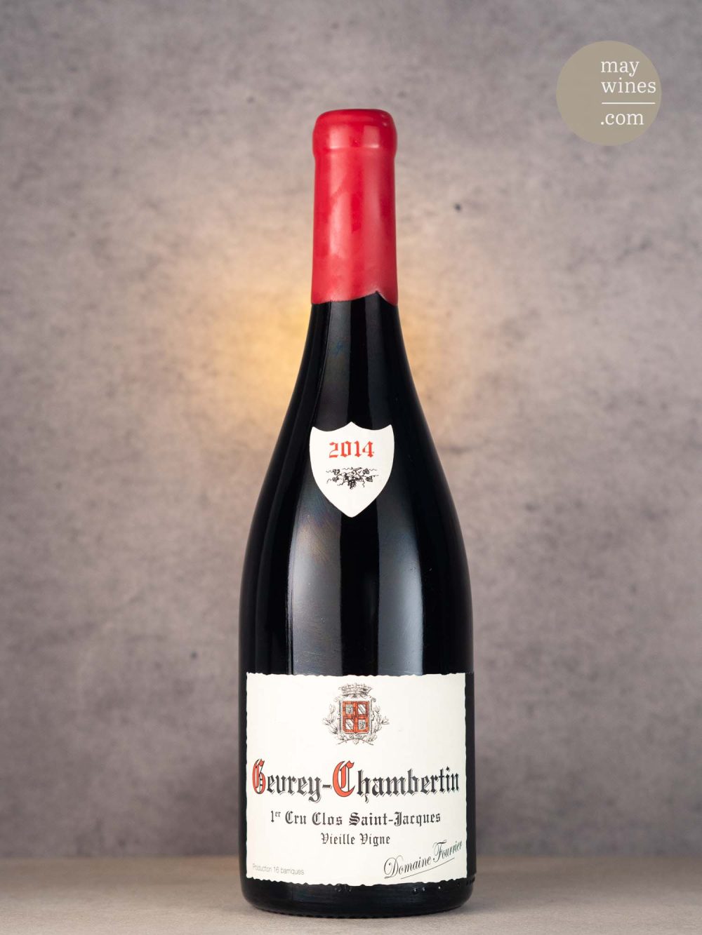 May Wines – Rotwein – 2014 Gevrey-Chambertin Clos St. Jacques Premier Cru - Domaine Fourrier