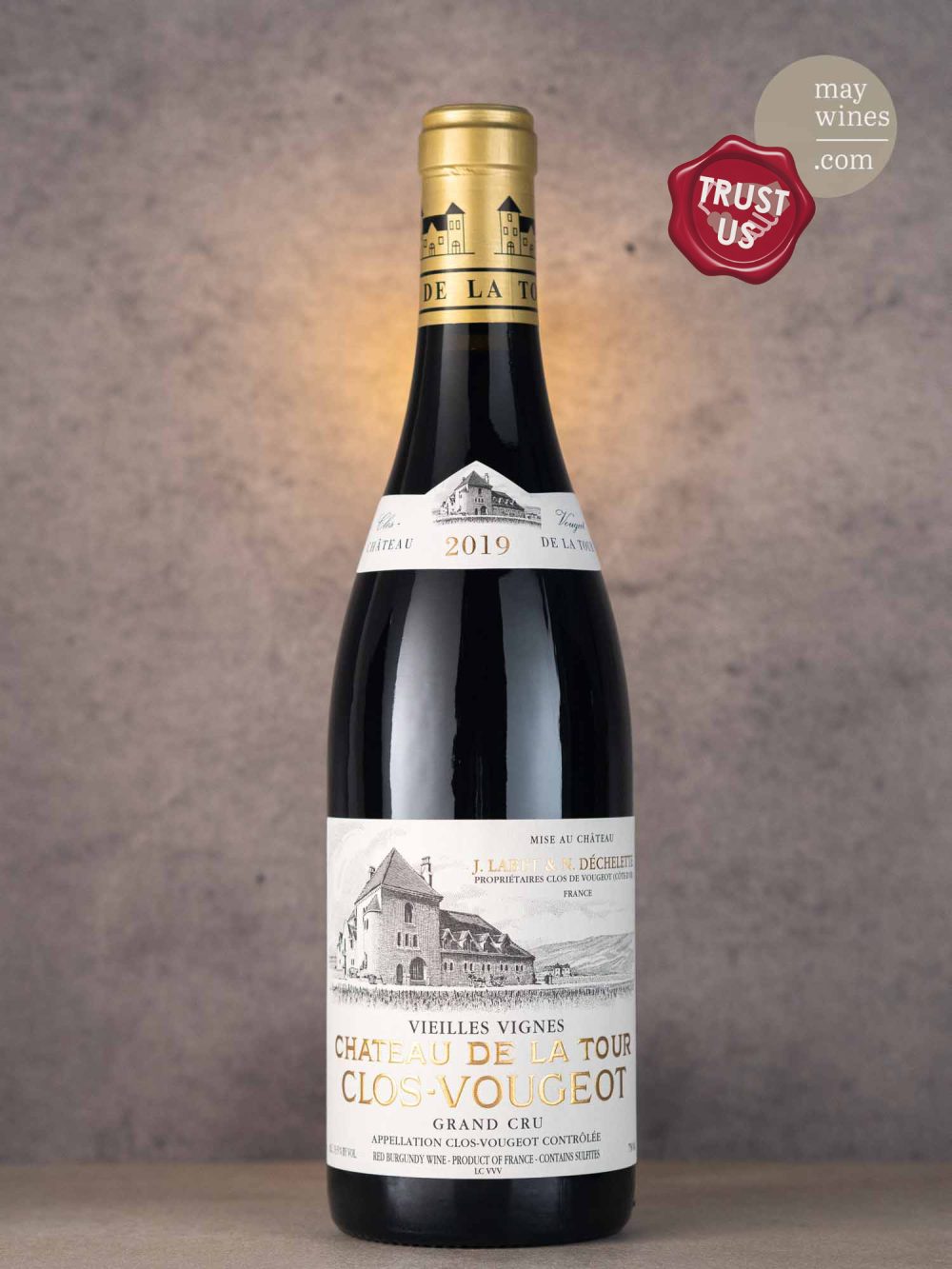 May Wines – Rotwein – 2019 Clos de Vougeot V. V. Grand Cru - Château de la Tour
