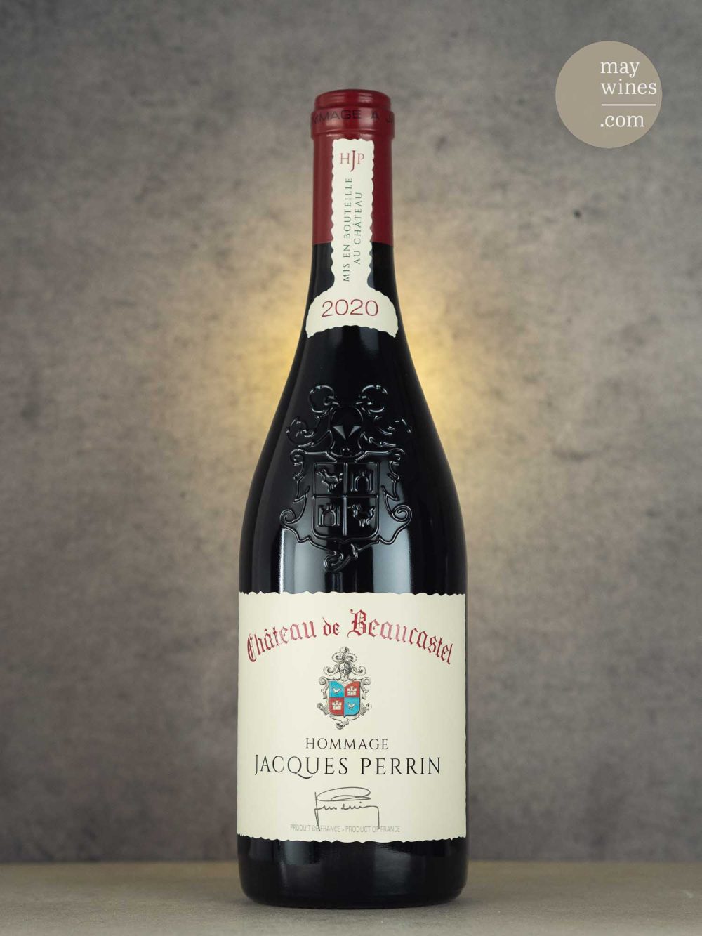 May Wines – Rotwein – 2020 Hommage á Jacques Perrin - Château de Beaucastel