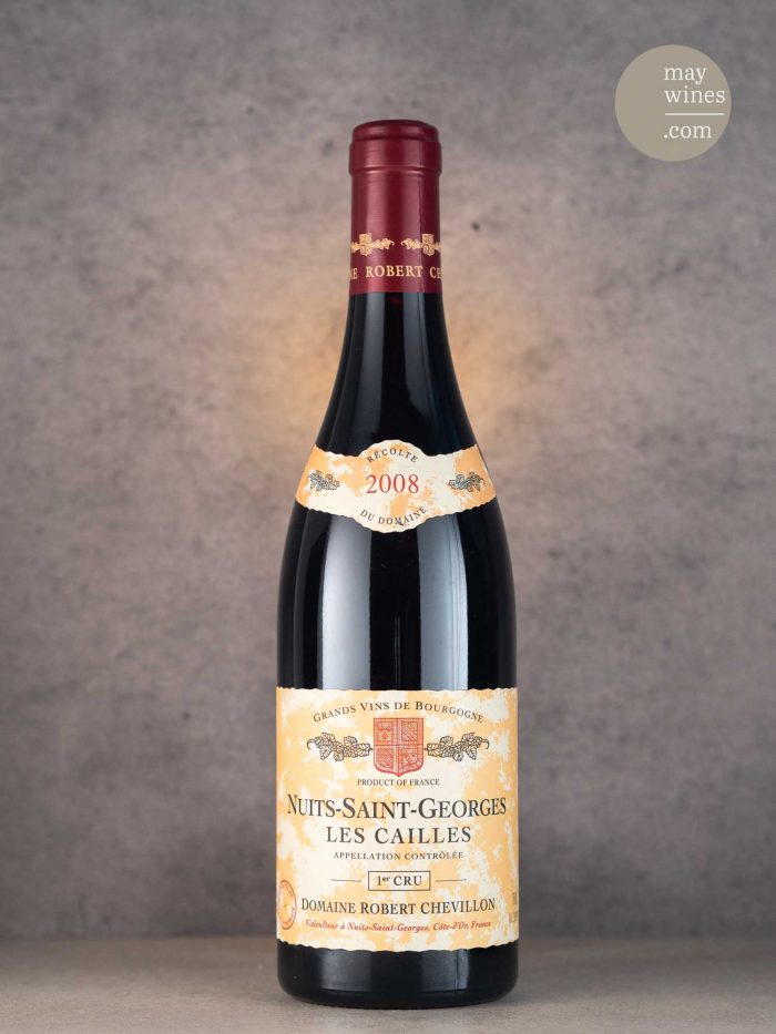 May Wines – Rotwein – 2008 Les Cailles Premier Cru - Domaine Robert Chevillon
