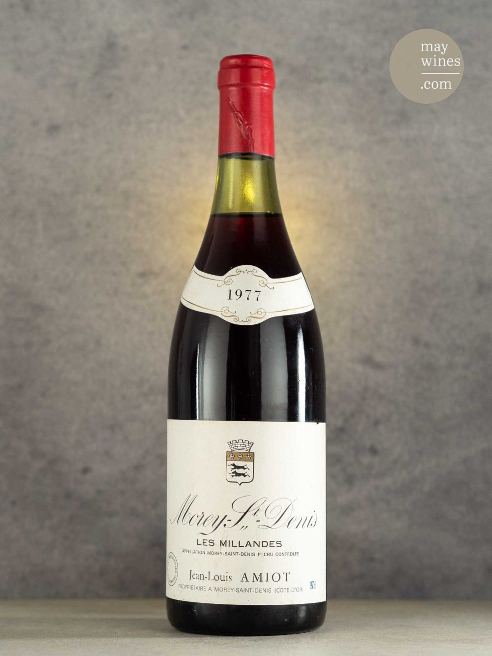 May Wines – Rotwein – 1977 Les Millandes Premier Cru - Domaine Pierre Amiot et Fils