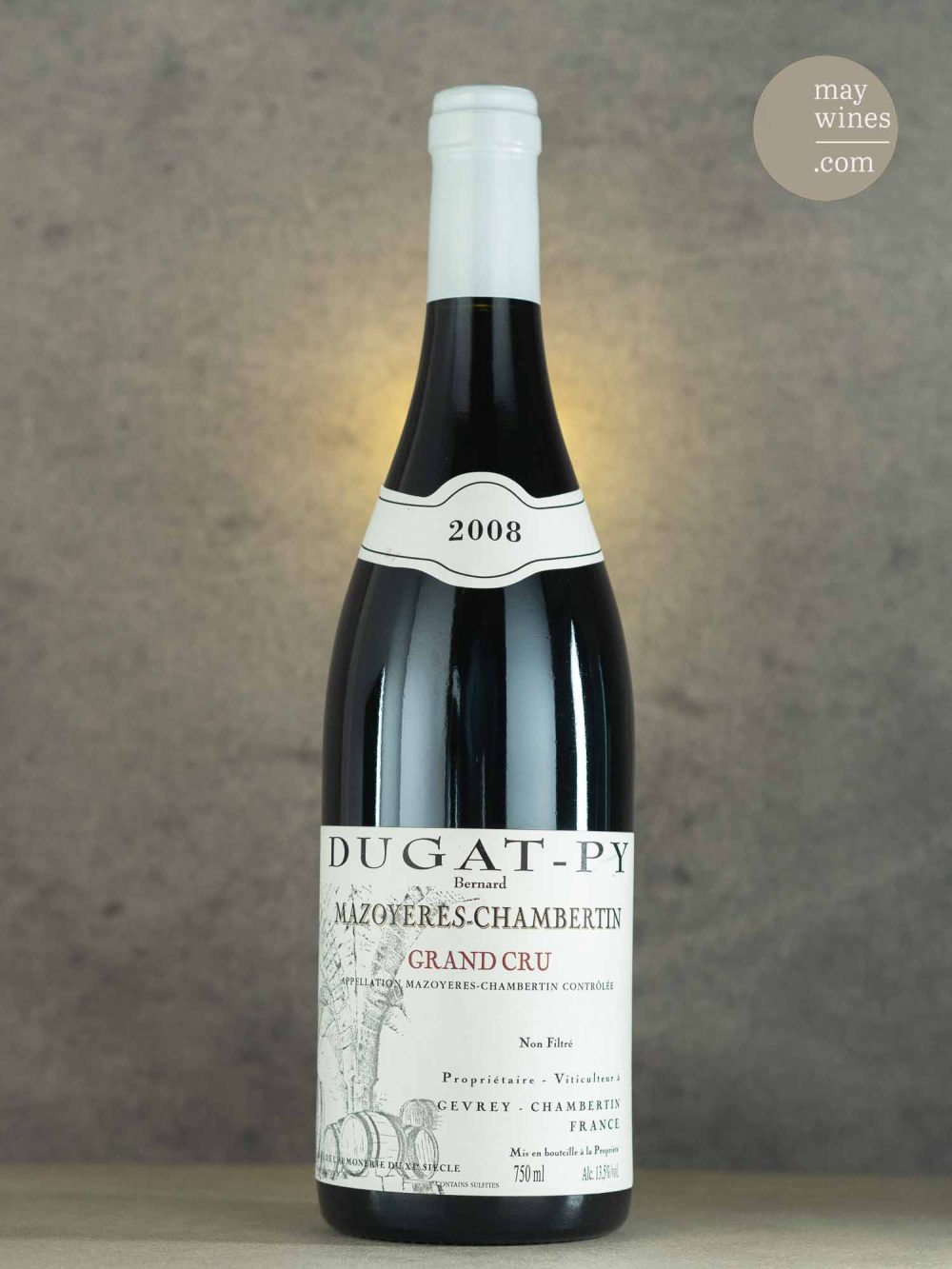 May Wines – Rotwein – 2008 Mazoyéres-Chambertin Grand Cru - Domaine Dugat-Py