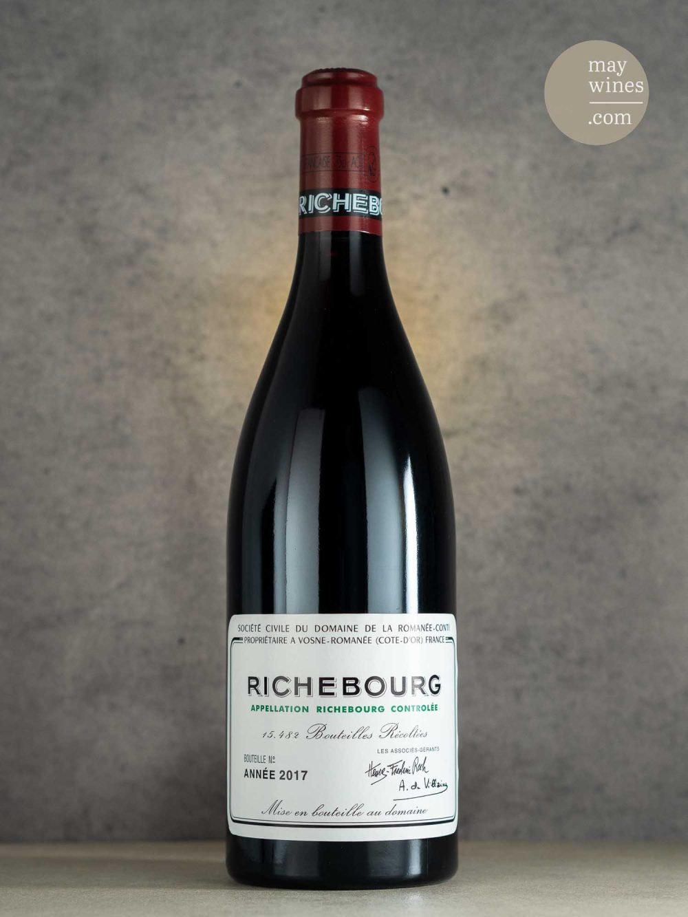 May Wines – Rotwein – 2017 Richebourg Grand Cru - Domaine de la Romanée-Conti