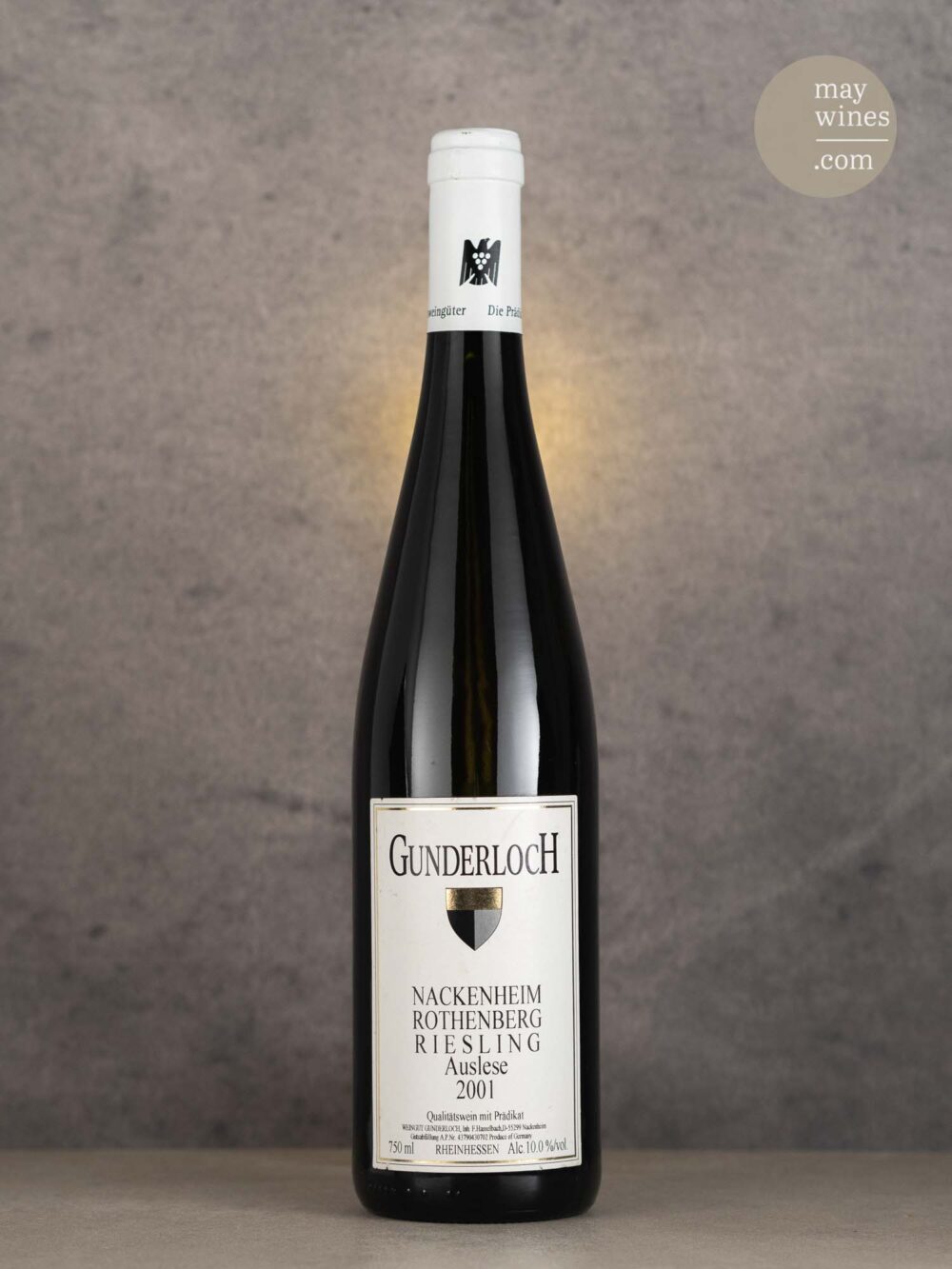 May Wines – Süßwein – 2001 Rothenberg Auslese - Weingut Gunderloch