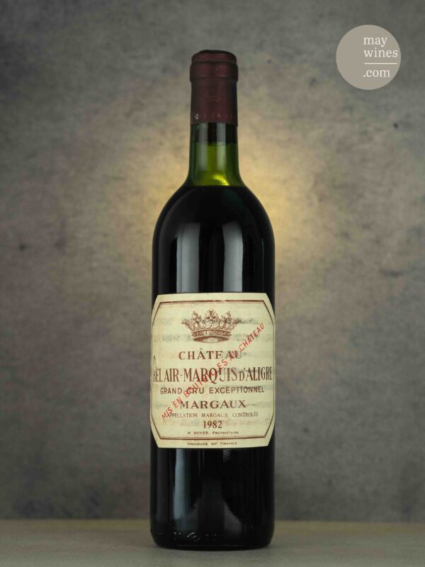 May Wines – Rotwein – 1982 Château Bel Air Marquis d'Aligre