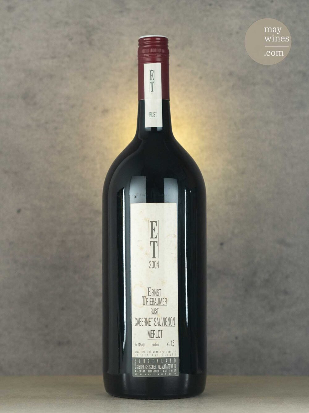 May Wines – Rotwein – 2004 Cabernet - Merlot - Weingut Ernst Triebaumer