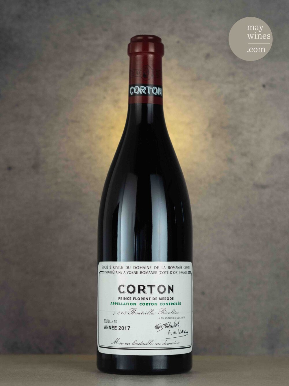 May Wines – Rotwein – 2017 Corton Grand Cru - Domaine de la Romanée-Conti