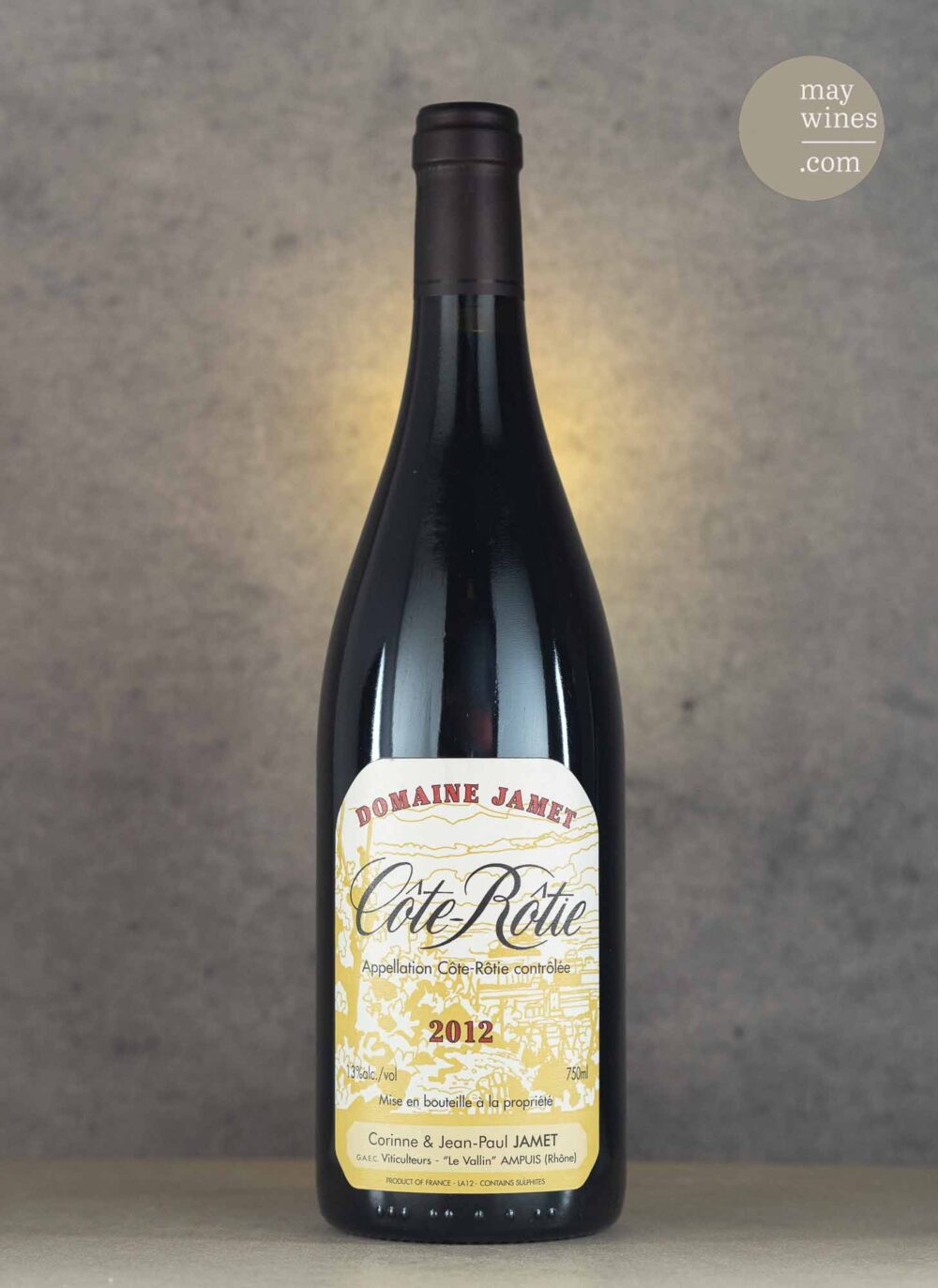 May Wines – Rotwein – 2012 Côte-Rôtie - Domaine Jamet
