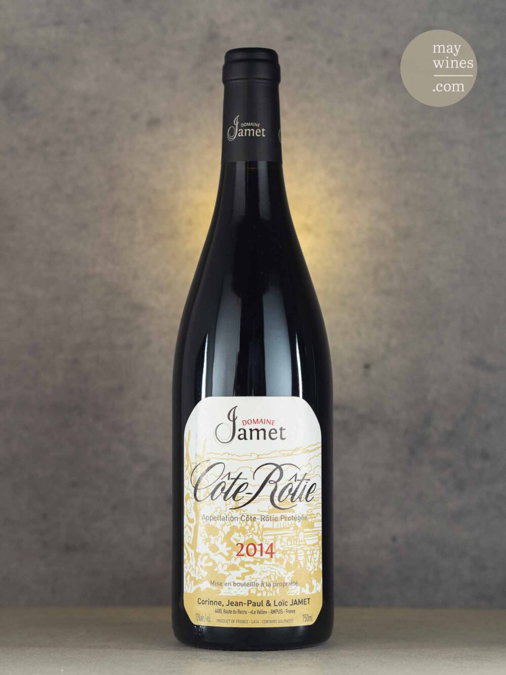May Wines – Rotwein – 2014 Côte-Rôtie - Domaine Jamet