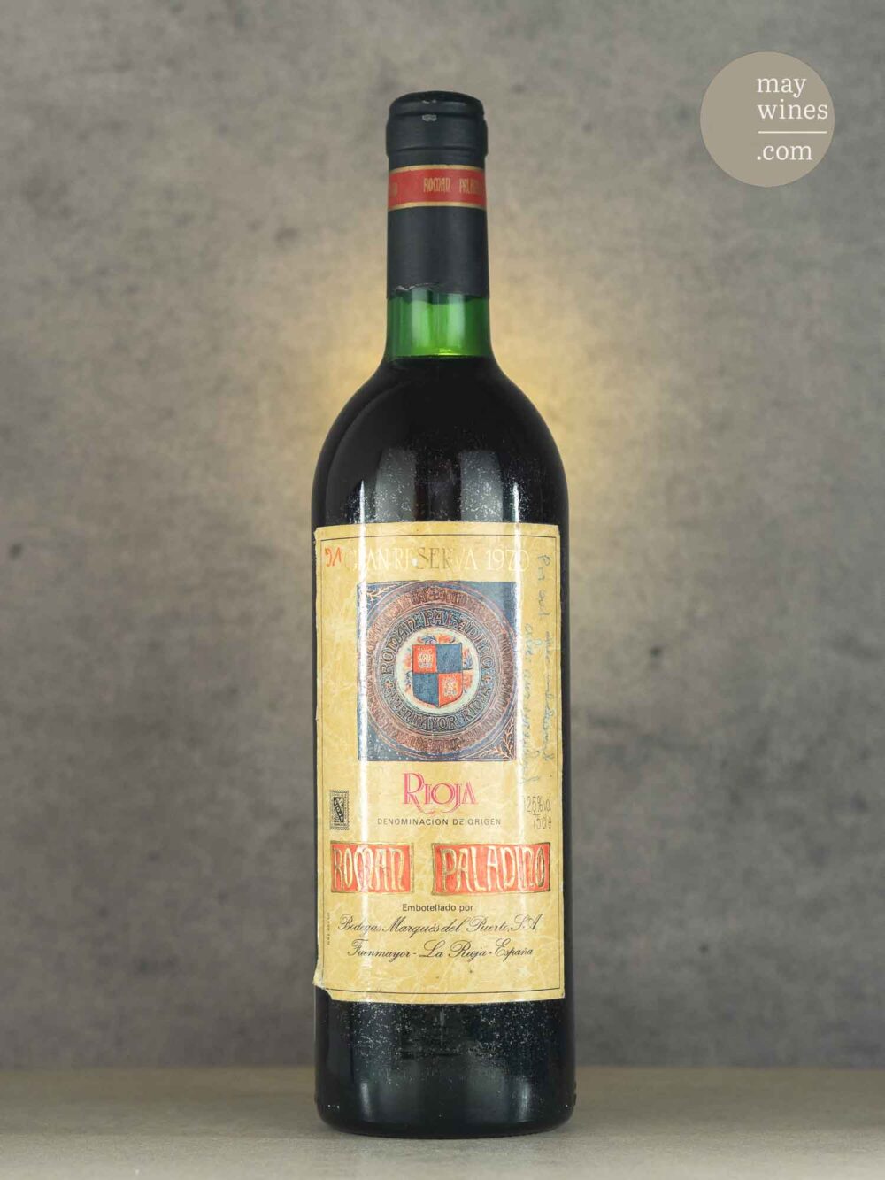 May Wines – Rotwein – 1970 Roman Paladino Gran Reserva - Bodegas Marques del Puerto
