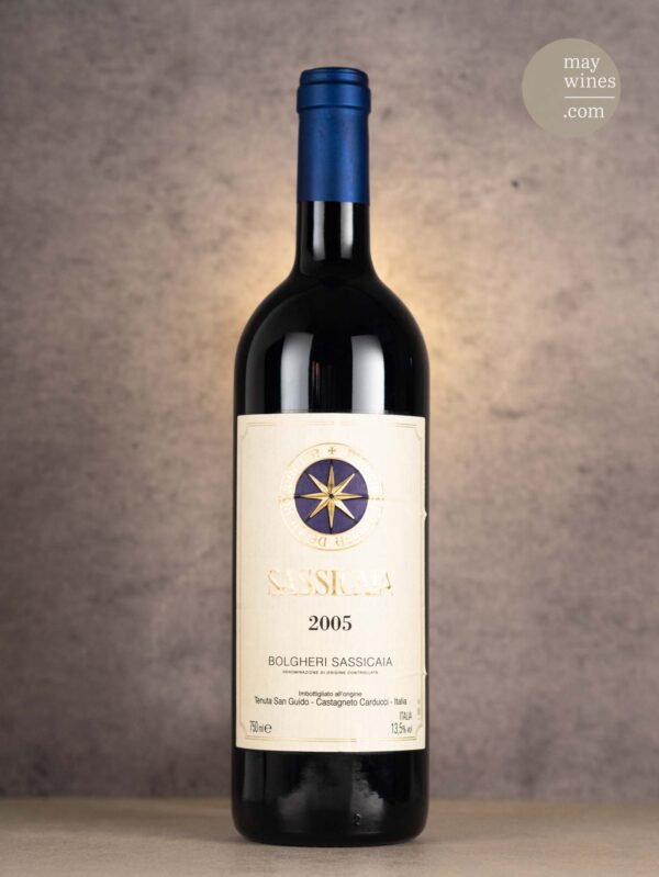 May Wines – Rotwein – 2005 Sassicaia - Tenuta San Guido