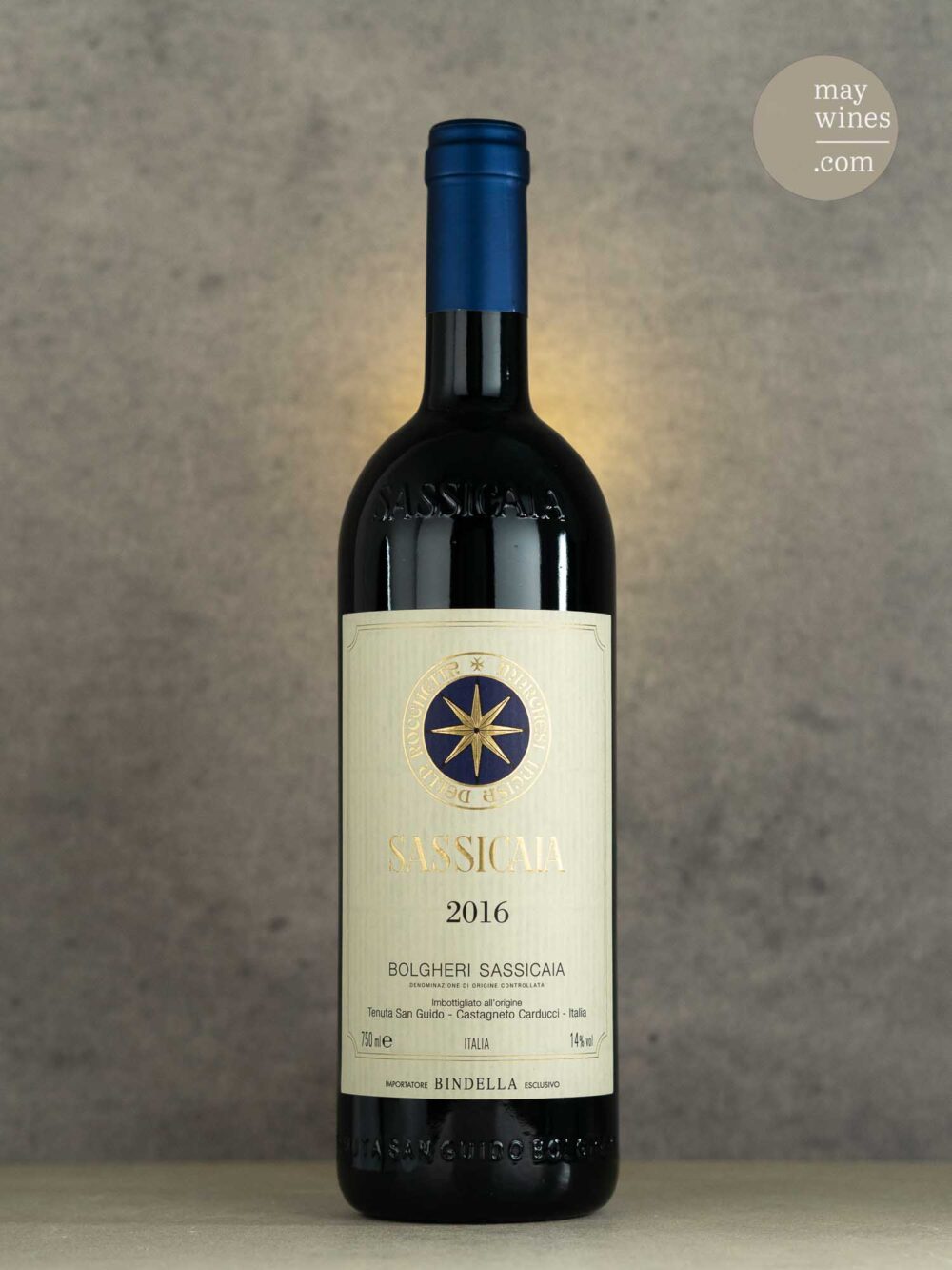 May Wines – Rotwein – 2016 Sassicaia - Tenuta San Guido