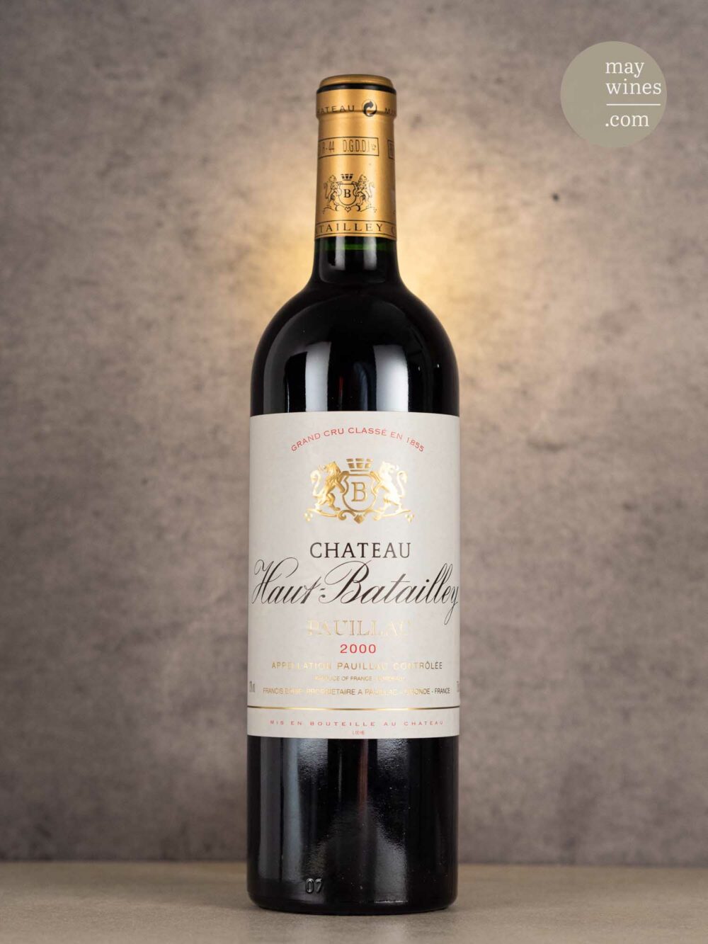 May Wines – Rotwein – 2000 Château Haut-Batailley