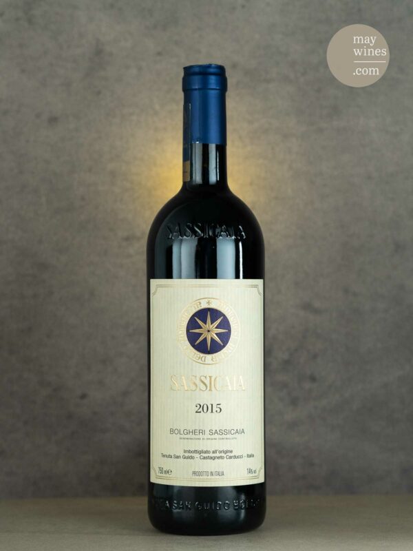 May Wines – Rotwein – 2015 Sassicaia - Tenuta San Guido