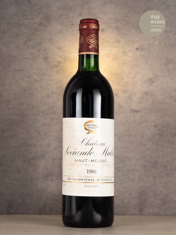 May Wines – Rotwein – 1986 Château Sociando-Mallet